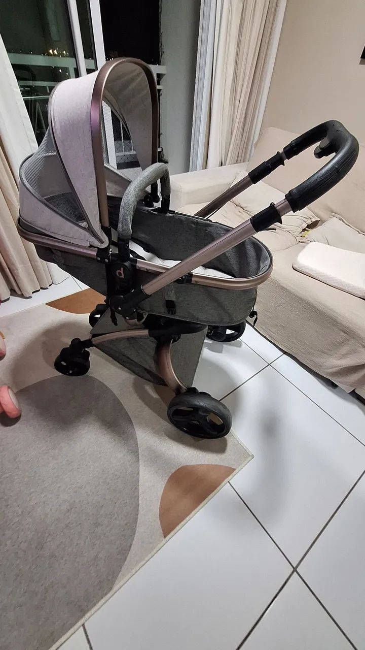 CARRINHO DE BEBÊ DZIECO VULCAN 360 (Top de linha) - Foto 2