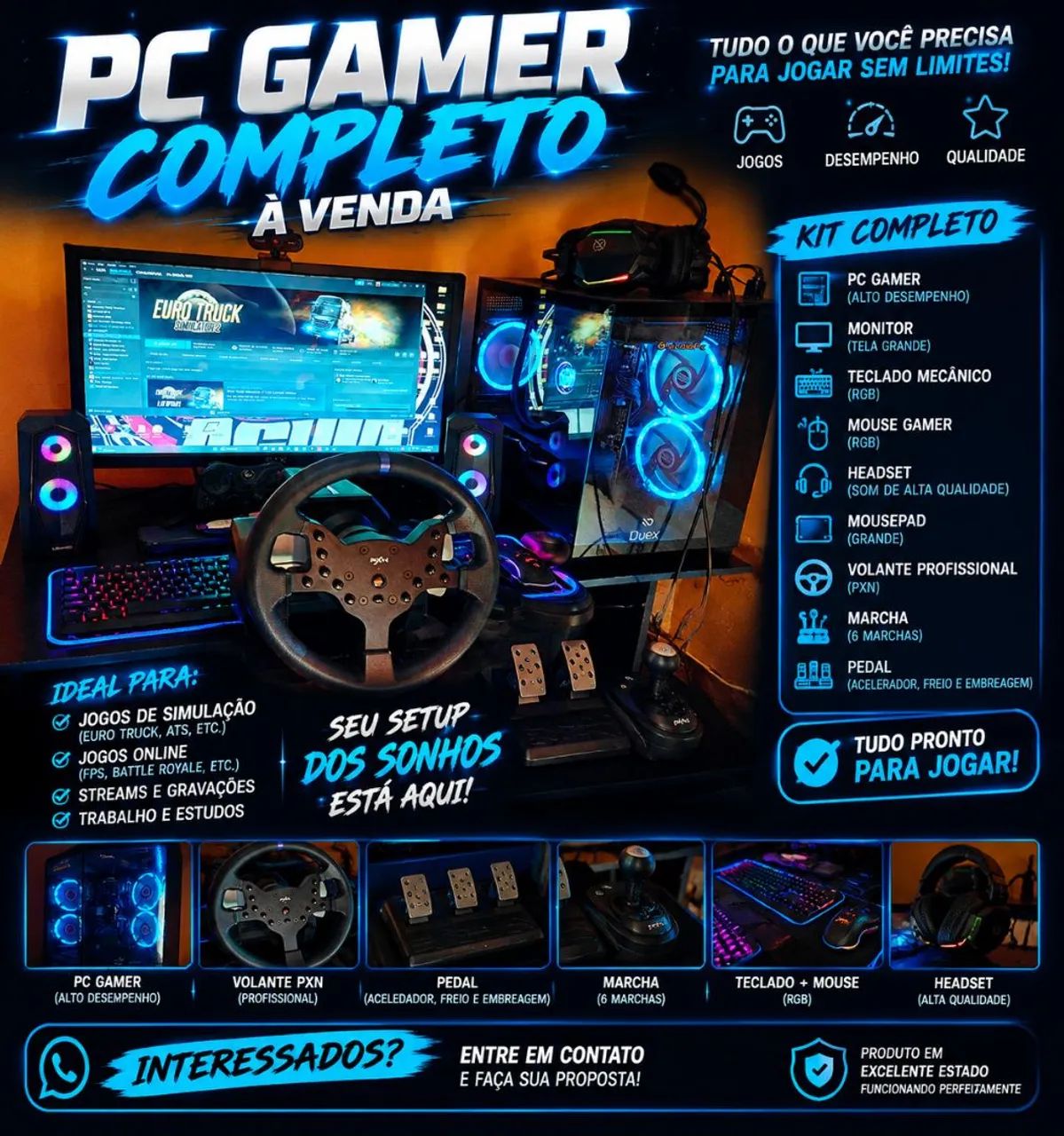 VENDO PC GAMER PROFISSIONAL 