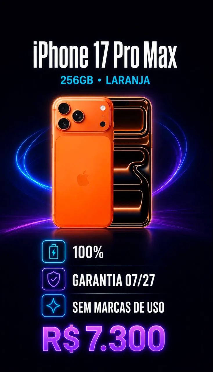 17 pro Max 256gb - impecáveis  - Foto 2