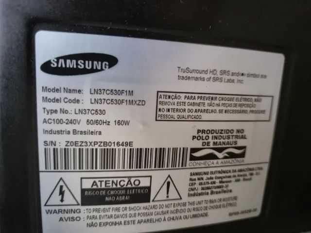 Placa Fonte Tv Samsung 37 polegadas/Ln37c530f1m/Bn98-02659a - Foto 4