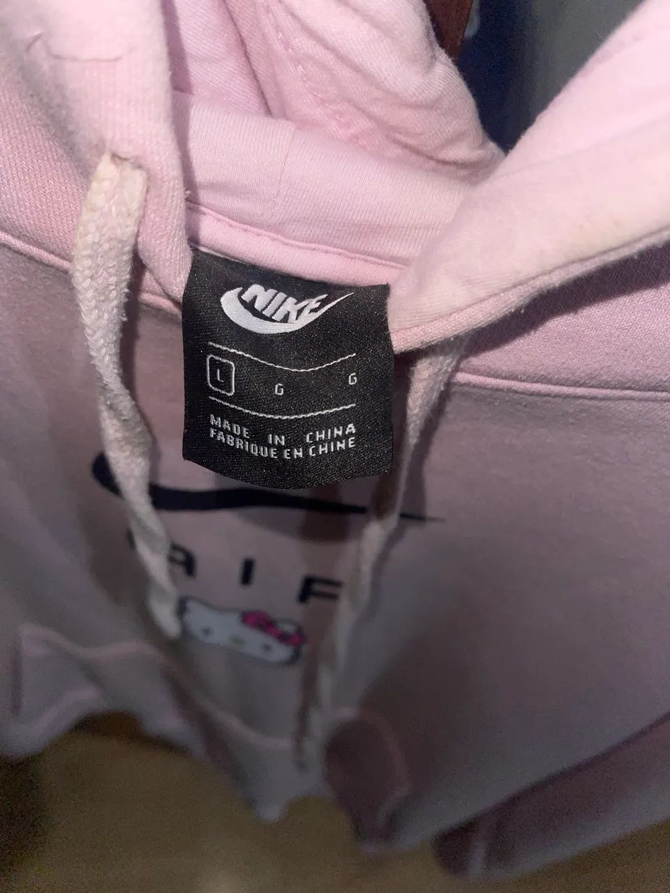 Moletom rosa hello kitty nike - Foto 2