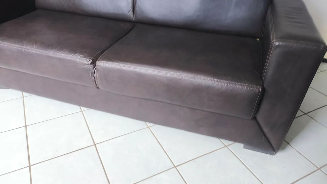 Sofá em couro legítimo  - Foto 5