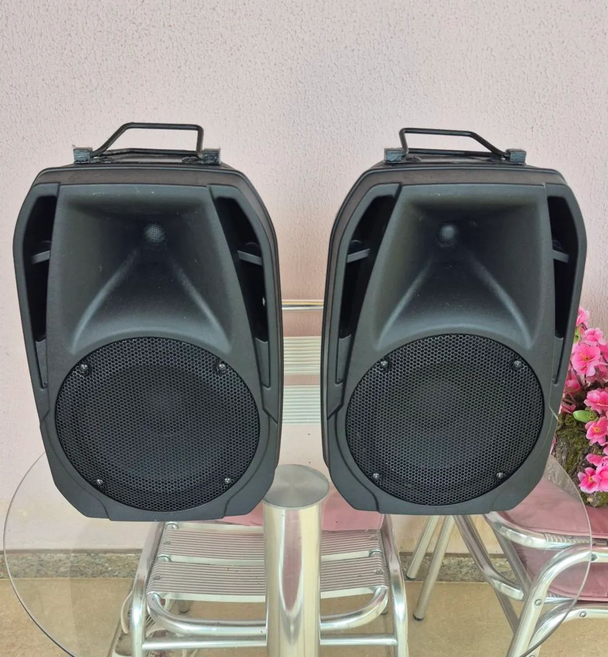 Par de Caixas de Som Ativas Starlux 100W (8 Polegadas) - Com Bluetooth e Capas - Foto 2