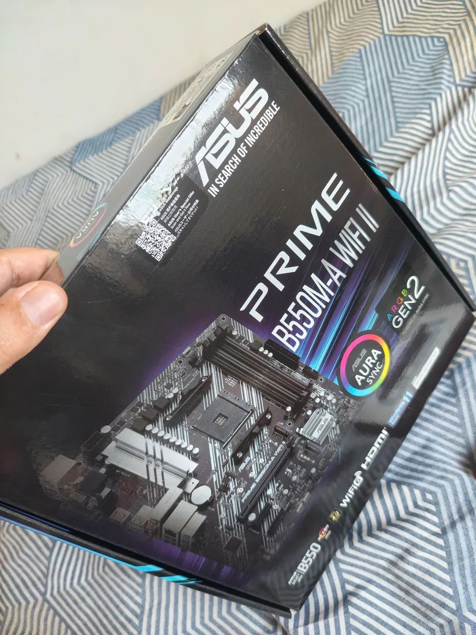 Placa mãe Asus prime b550m wi-fi lacrada 