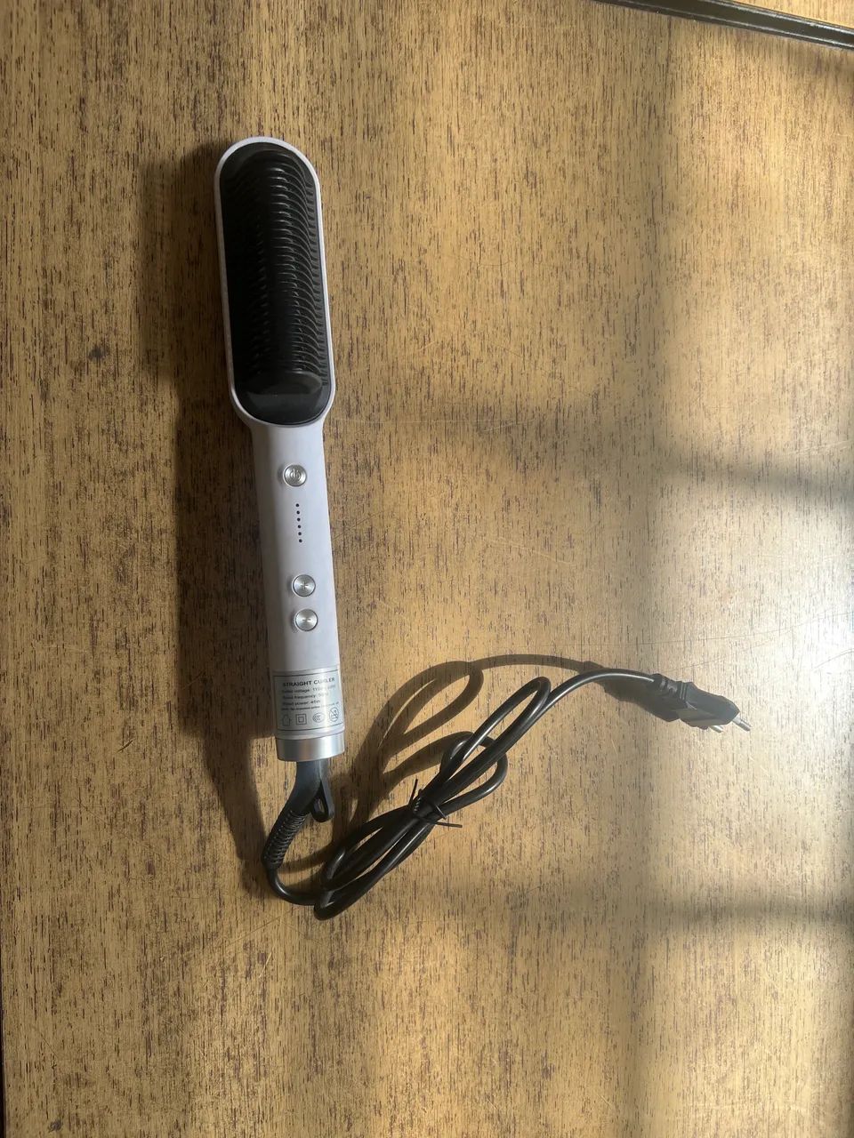 Escova cabelo com placa de aquecimento eletrônico  - Foto 2