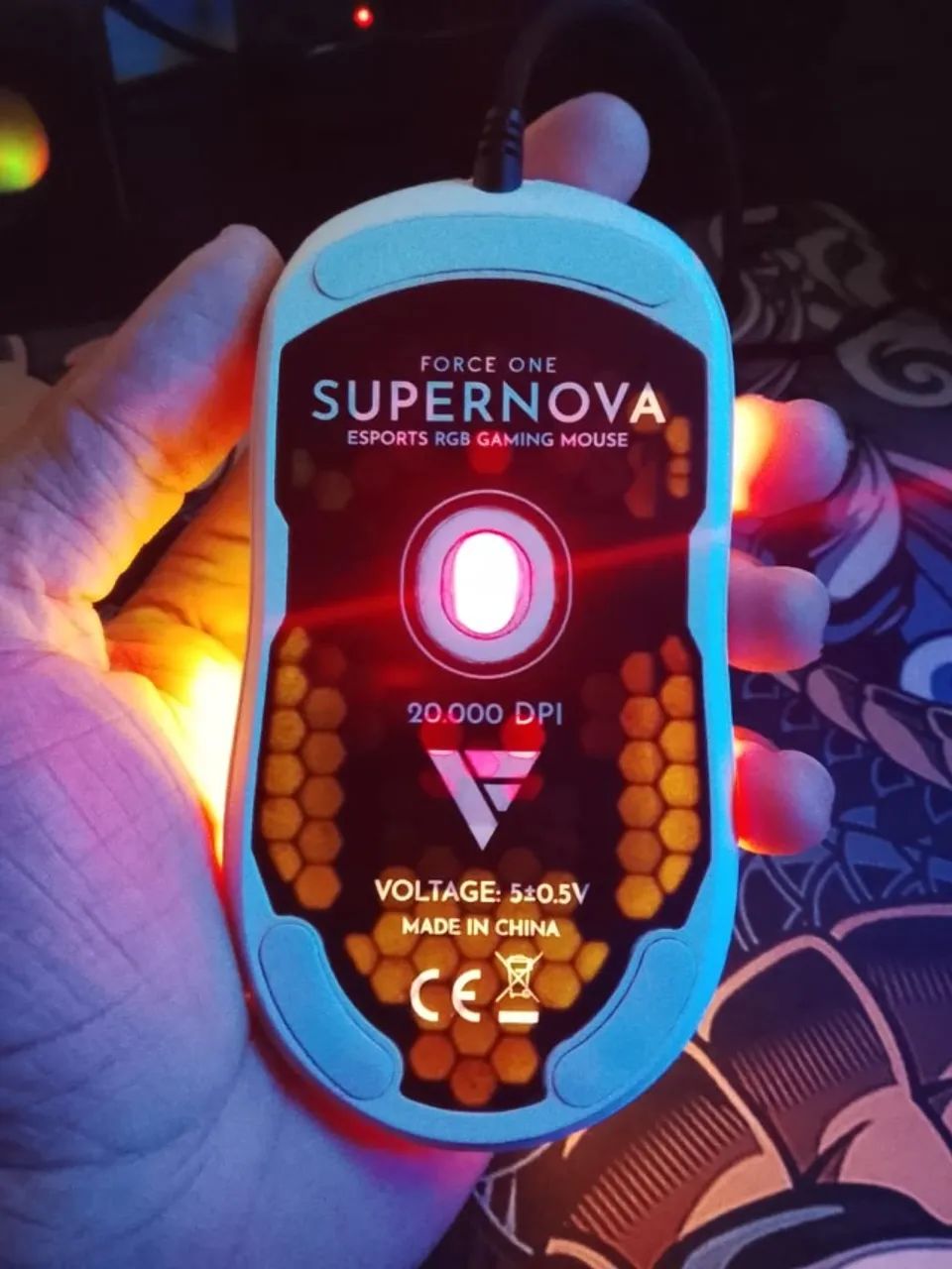 Mouse Gamer Force One (RGB) - Foto 4