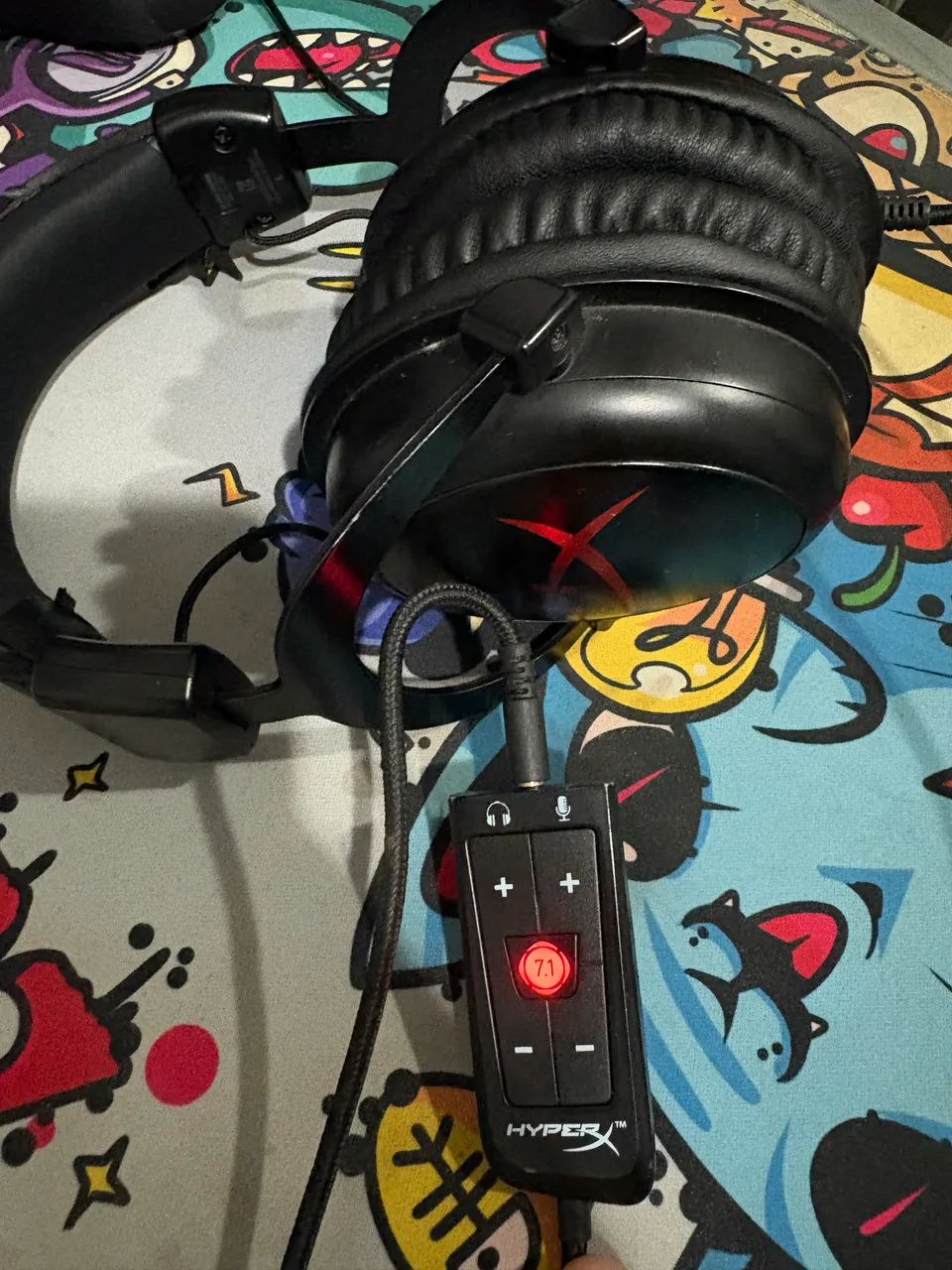 Fone HyperX Cloud Core, 7.1 sem microfone 