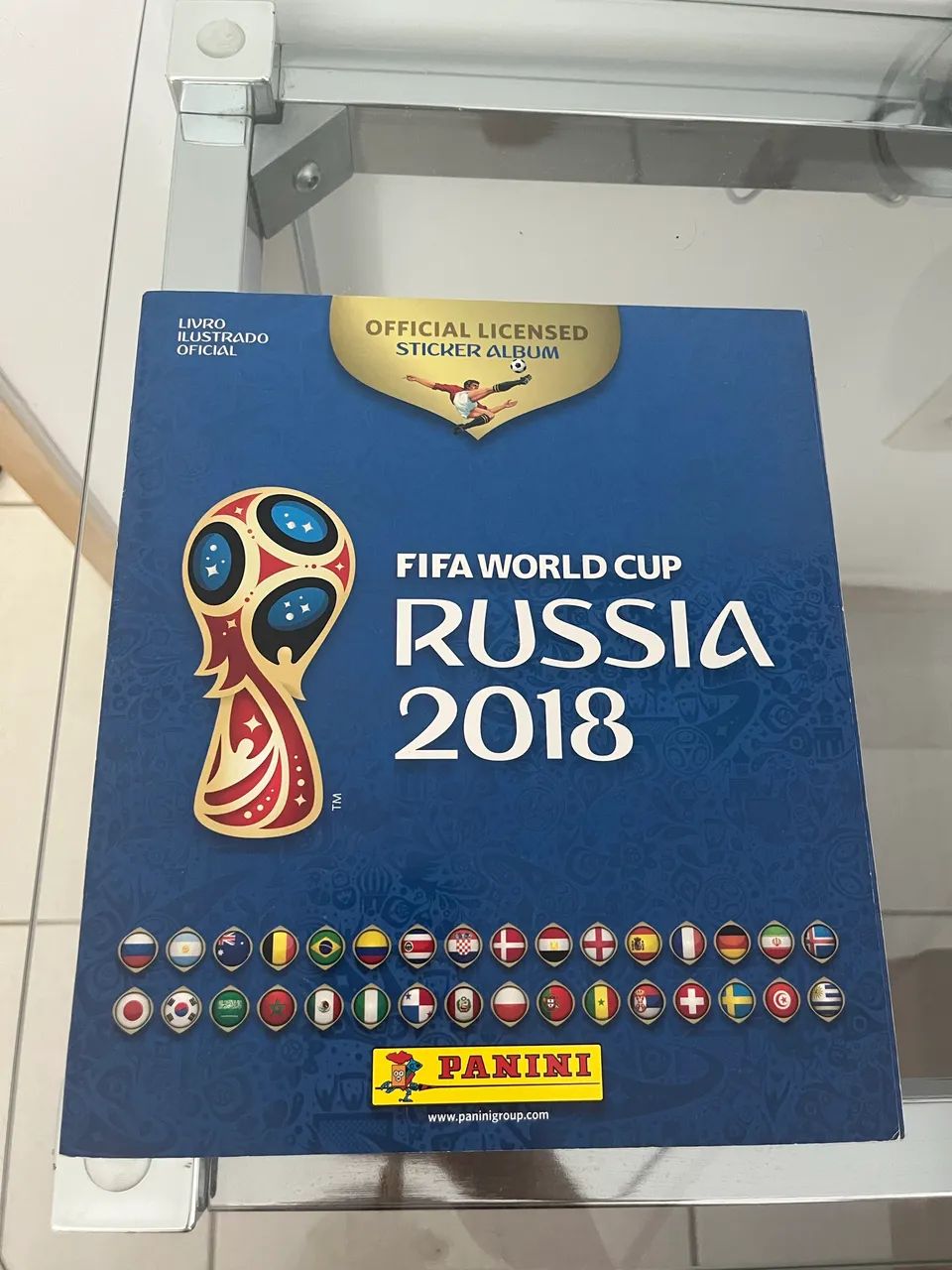Álbum da Copa de 2018 NÃO completo