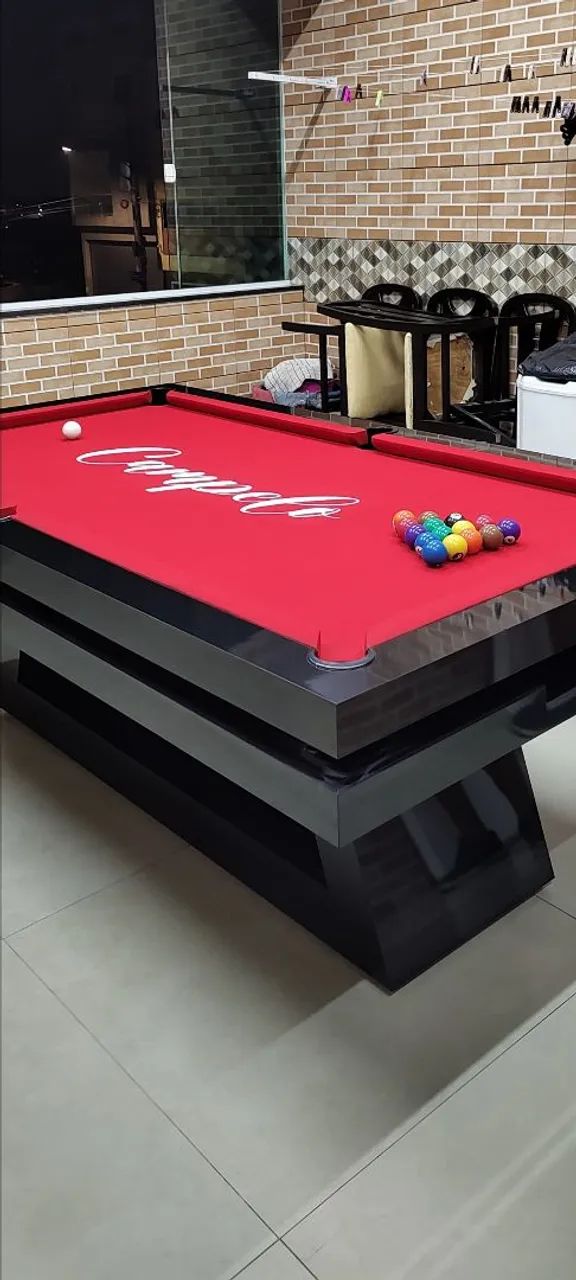 MESA DE SINUCA TRÊS EM UMA MESA DE JANTAR,PING PONG E SINUCA  - Foto 2
