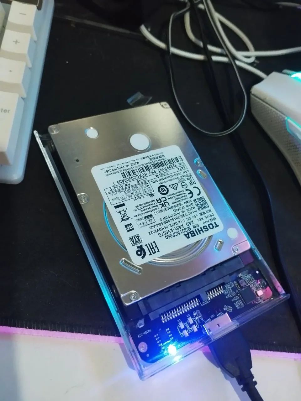 HD Toshiba 500 GB - Armazenamento - Senador Camará, Rio de Janeiro