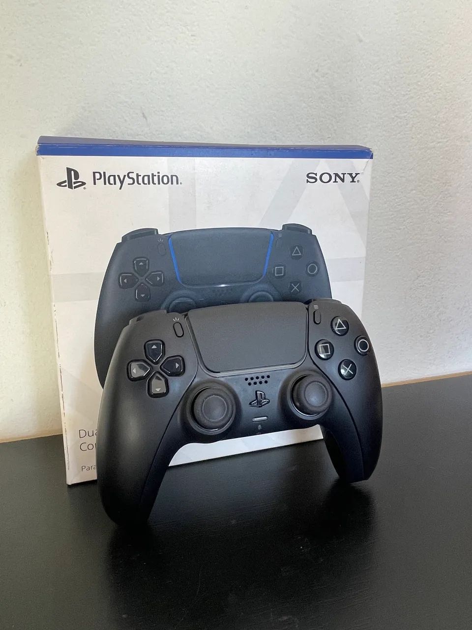 Controle original ps5 - midnight black com caixa 