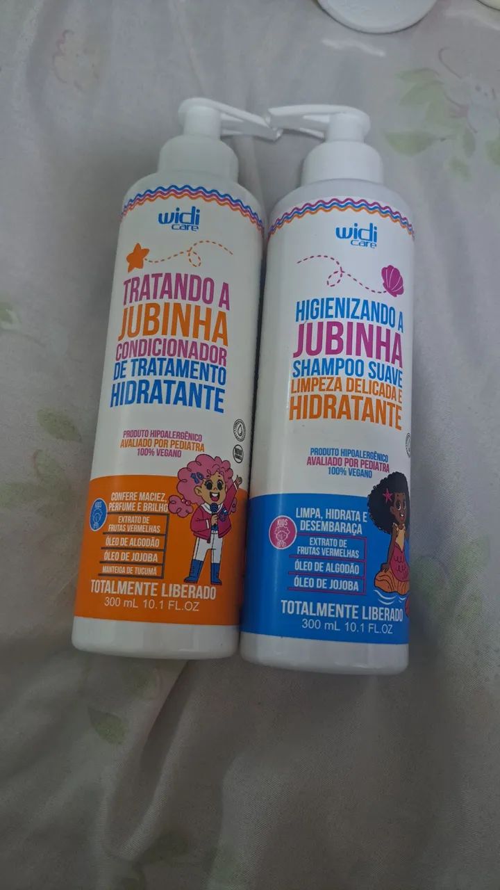 Kit Shampoo e condicionador Jubinha Wi-Fi Care