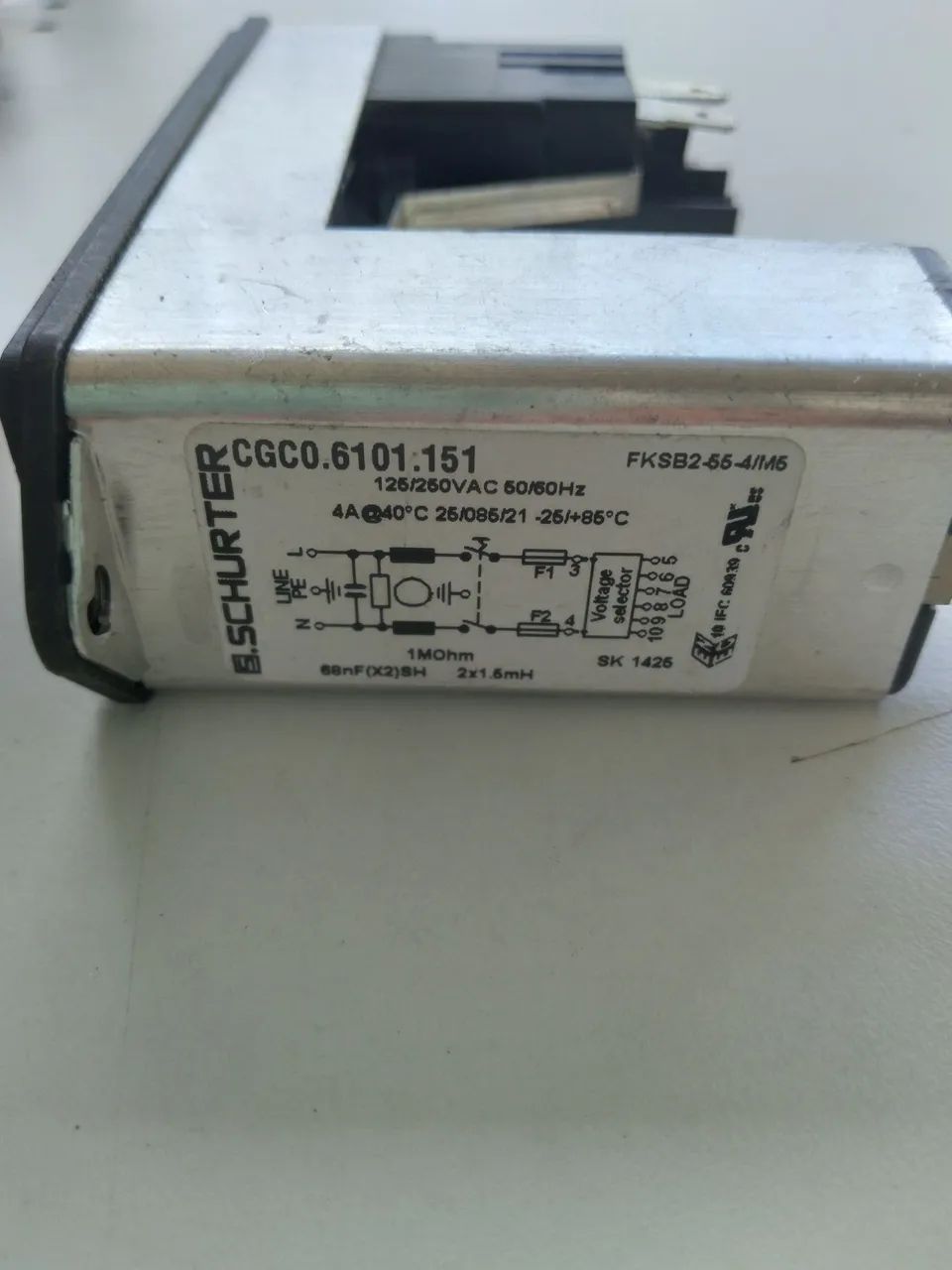 20 CONECTORES SCHURTER NOVOS - Foto 3