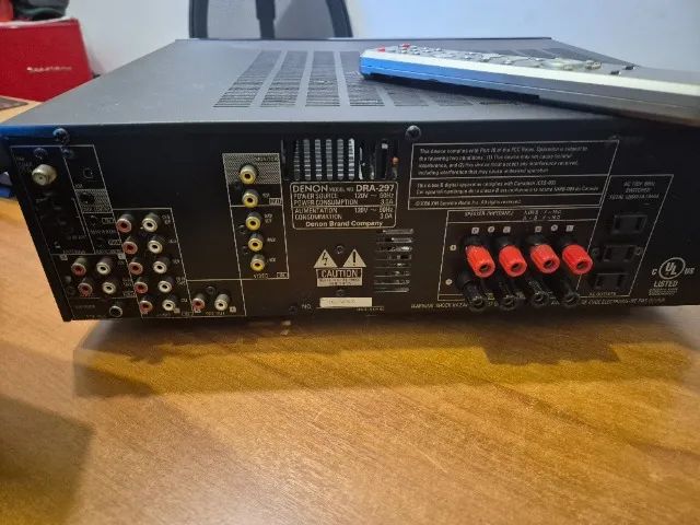 Receiver Denon Dra 297 con controle - Foto 5