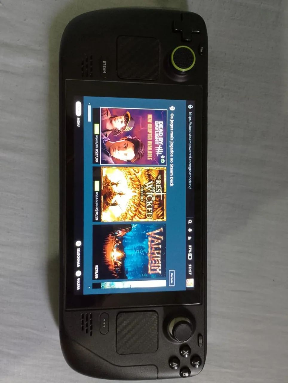 Steam Deck LCD ブラック500GB Steam Deck LCD 500gb - Consoles de Vídeo Game - Cidade Naútica