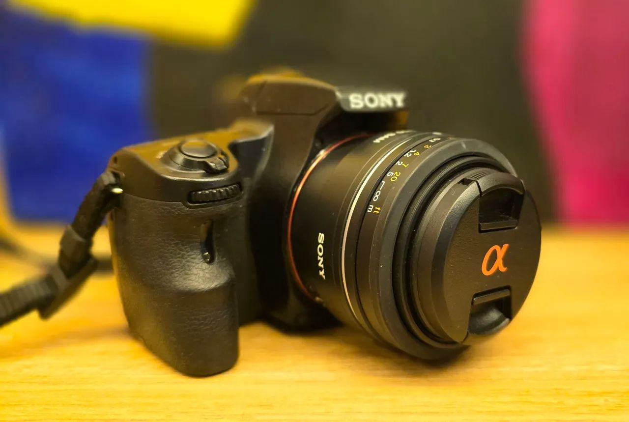 KIT CAMERA SONY ALPHA A37 COM 3 LENTES - Foto 2