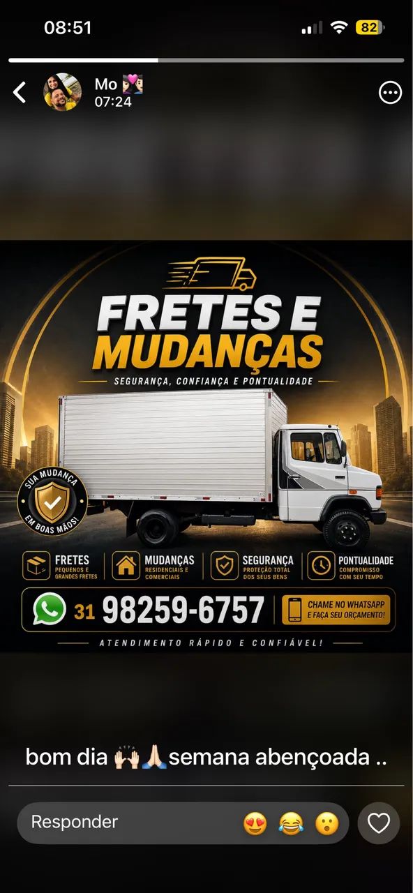 BH E REGIÃO : fretes e mudanças.