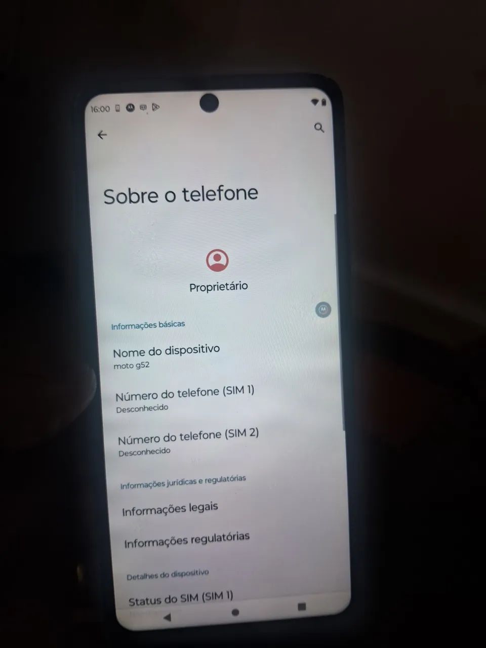Moto g52 128 gb Com marcas de uso. - Foto 3