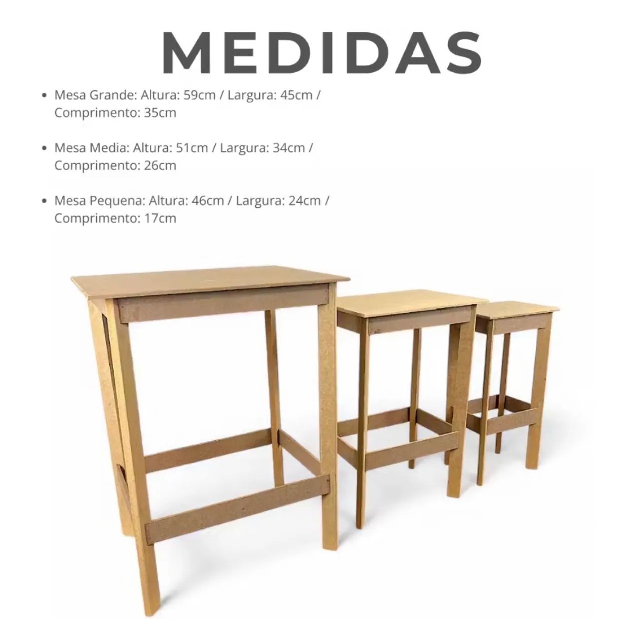 Conjunto de mesas  - Foto 3