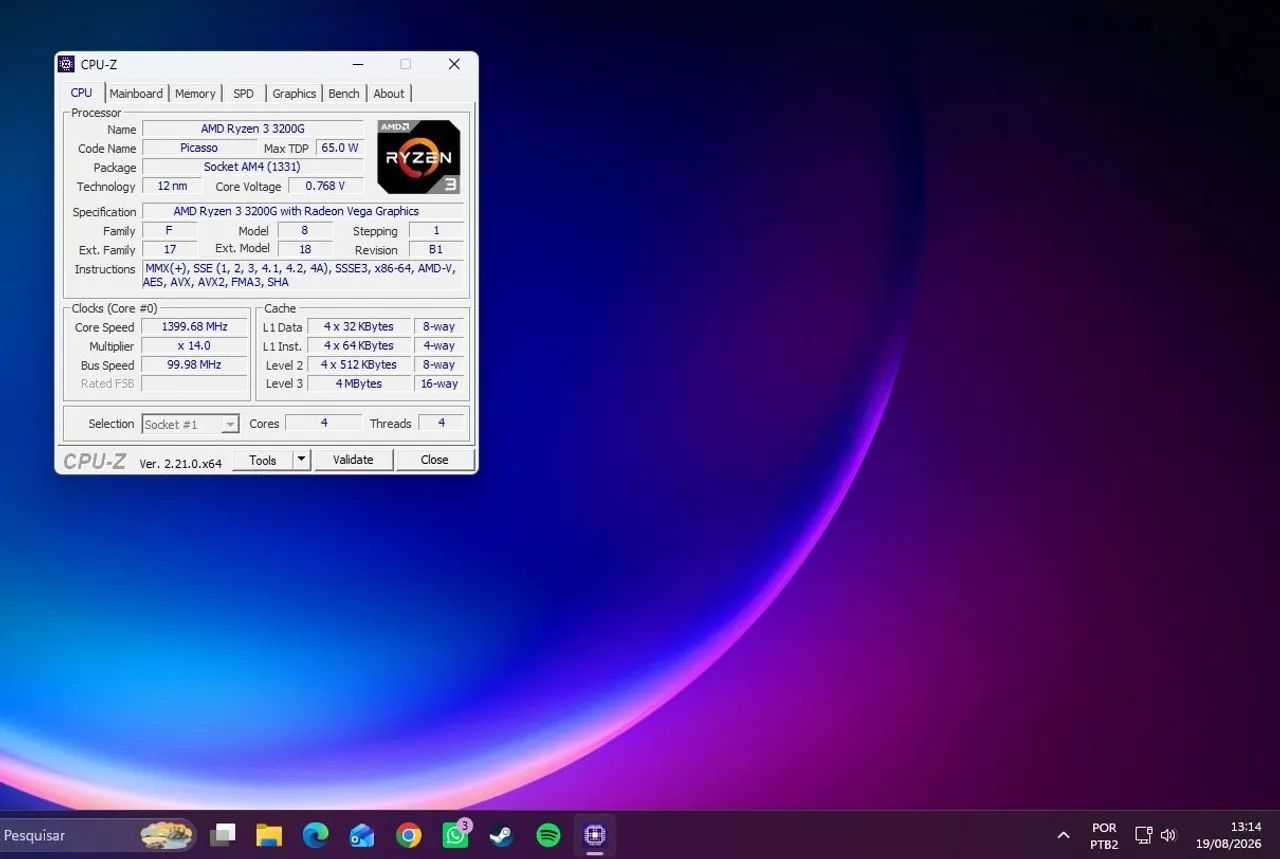 ryzen 3 3200G - Foto 2