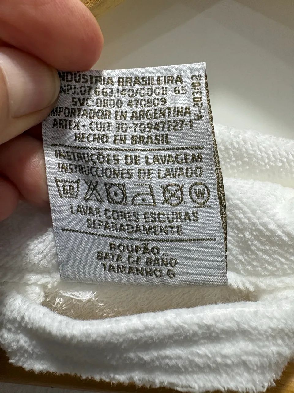Roupão de banho branco  - Foto 3