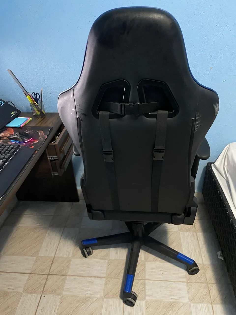 Cadeira Gamer Nexus Python Preto - D361-BL - Foto 4