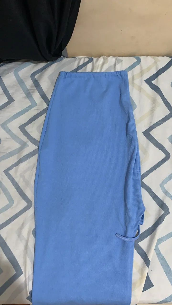 saia longa azul 