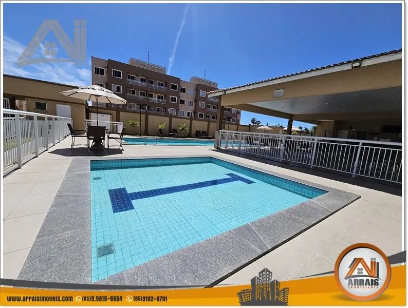 Apartamento com 2 dormitórios para alugar, 48 m² - Messejana - Fortaleza/CE - Foto 2