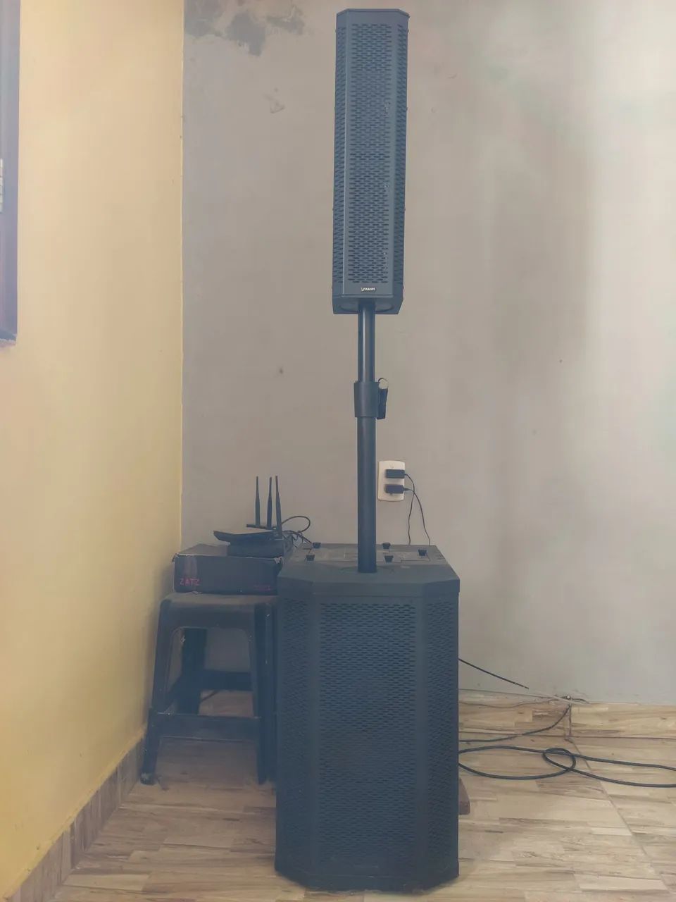 Sistema caixa torre Frahm passivas