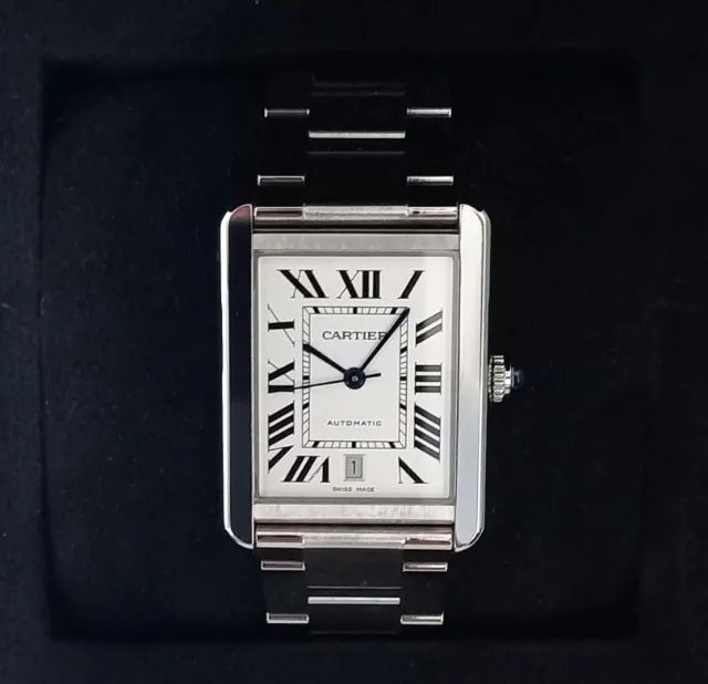 Relógio Cartier Tank Aço XL Automático - Foto 4