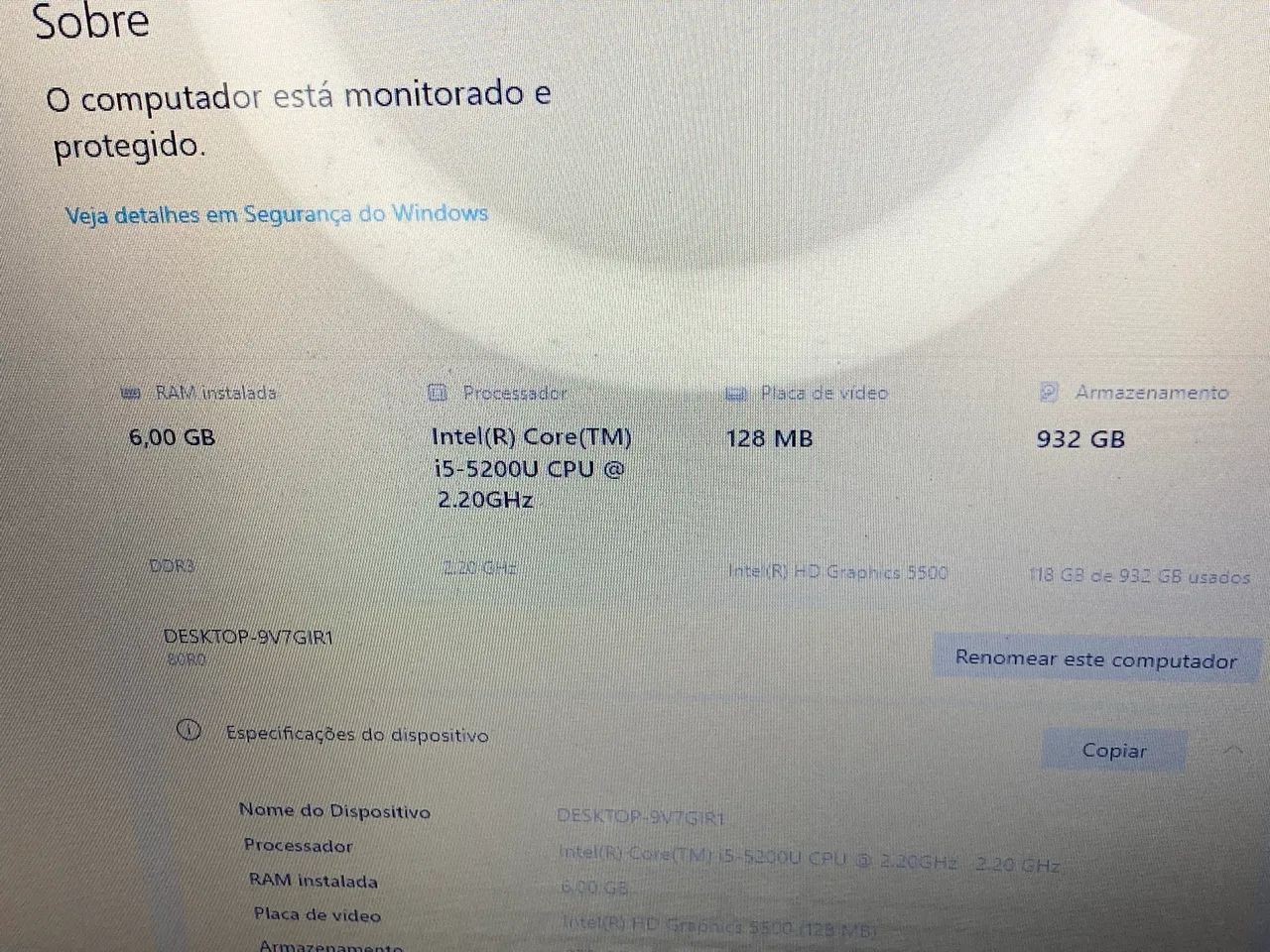 Notebook Lenovo G50 - Usado - Foto 5