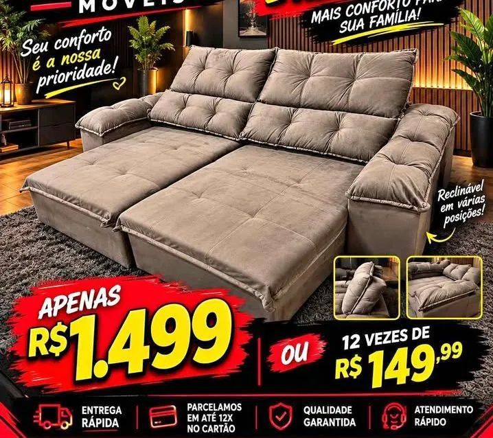 Só retrátil reclinável - Foto 2