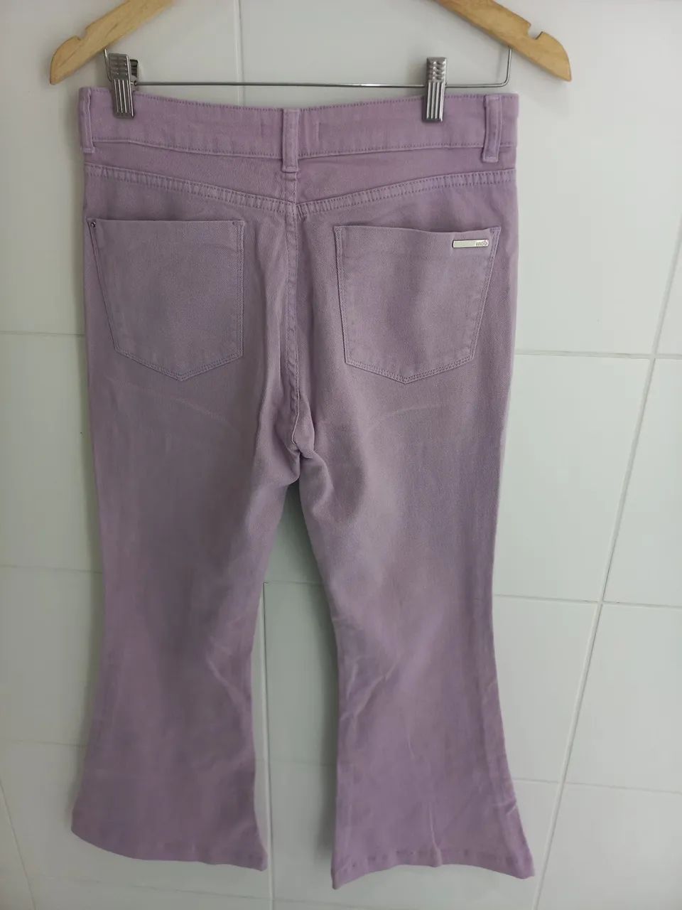 Calça jeans lilás  - Foto 2