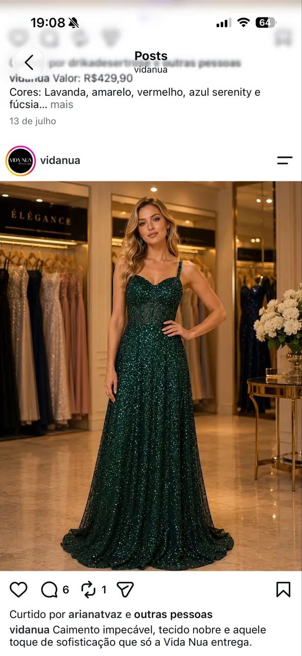 Vestido de festa 