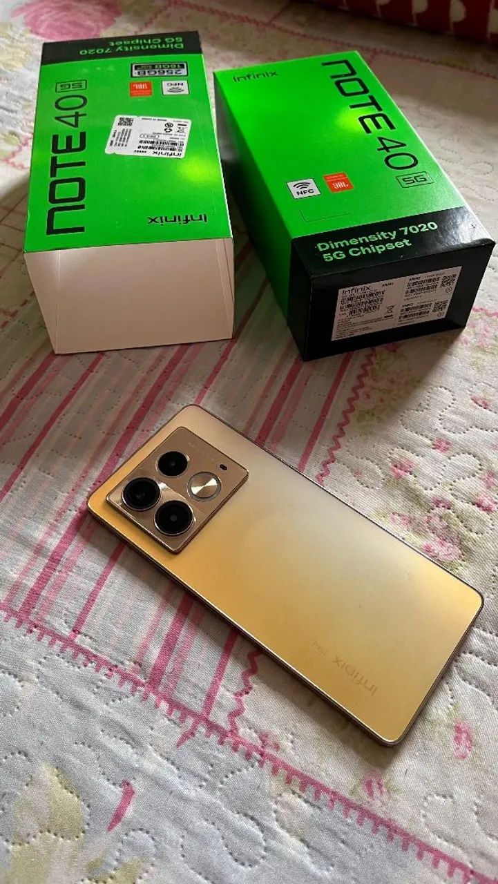 Infinix Note 40 5G DOURADO COM NF - Foto 4