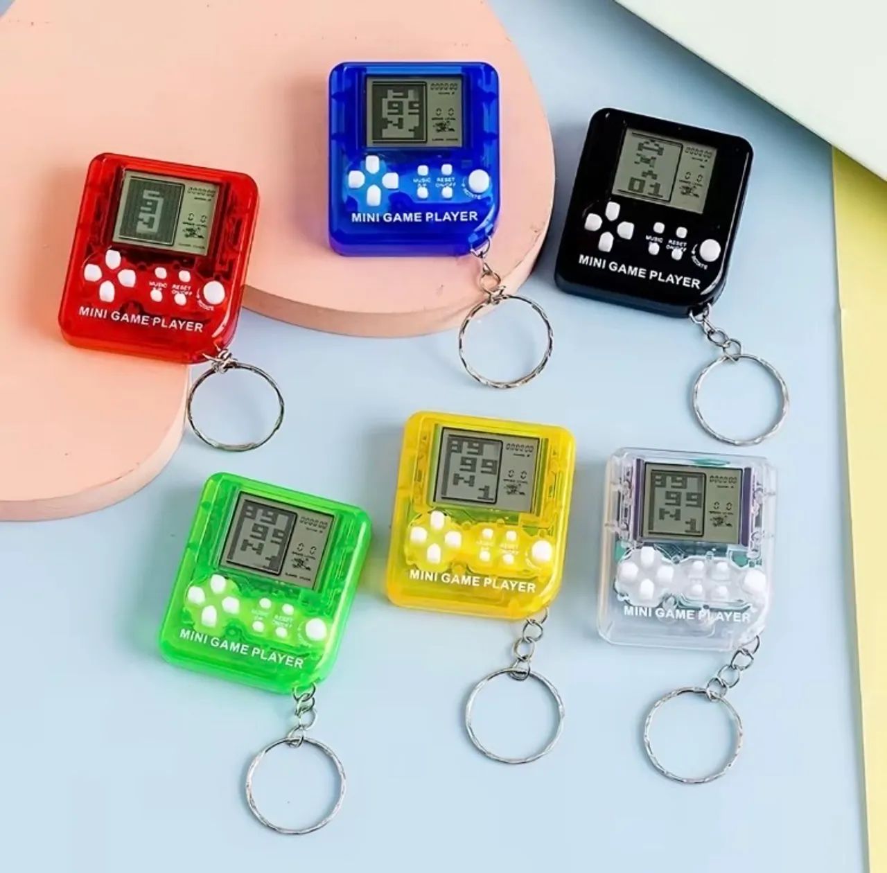 Mini Game Retrô de Chaveiro