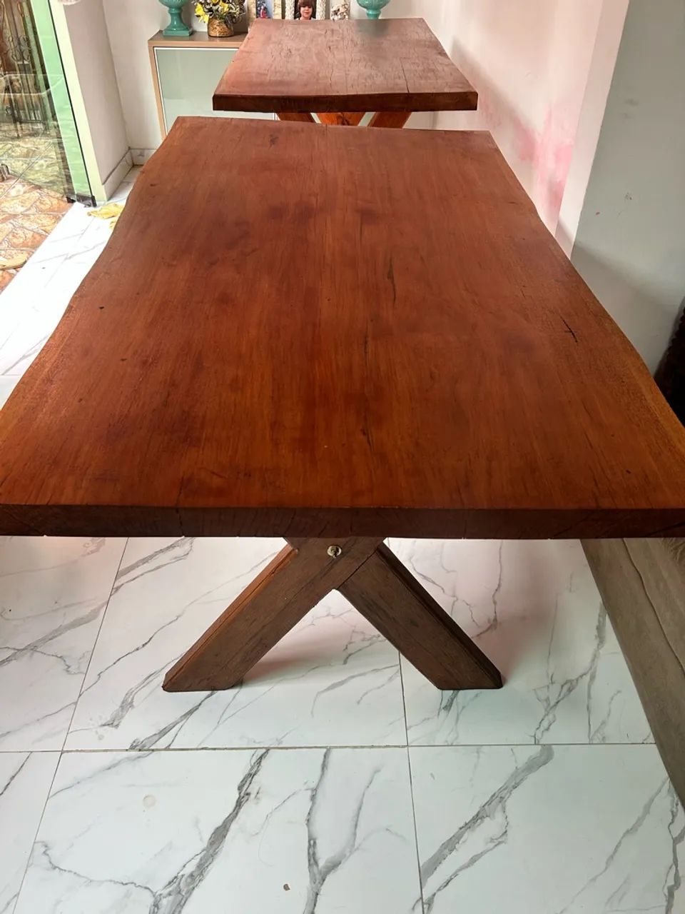 Mesa de madeira maciça  - Foto 4