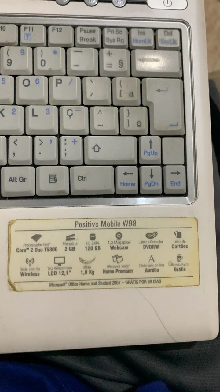 Notebook positivo!