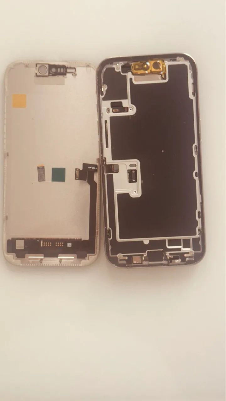 Carcaça com tela soft oled iPhone 16 pro placa queimada  - Foto 2