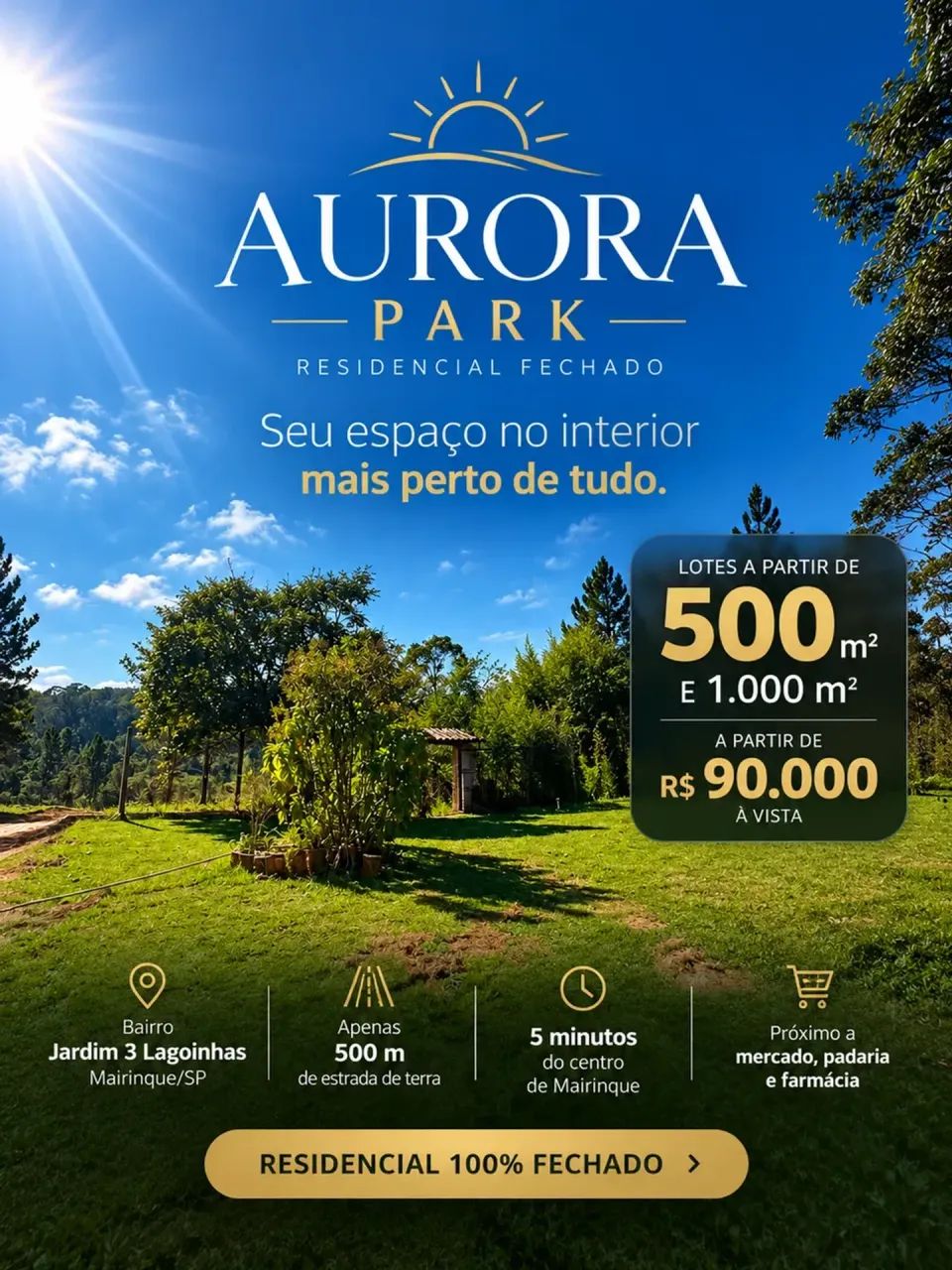 Aurora Park | Espaço, Segurança e Localização
