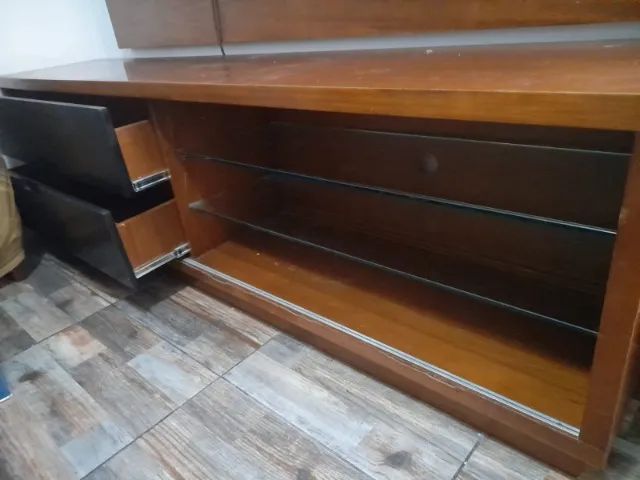 Rack com painel Madeira maciça  - Foto 4