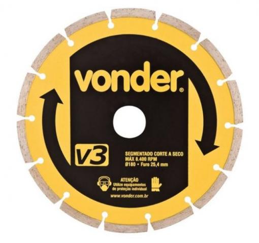Disco Diamantado 180mm v3 Vonder