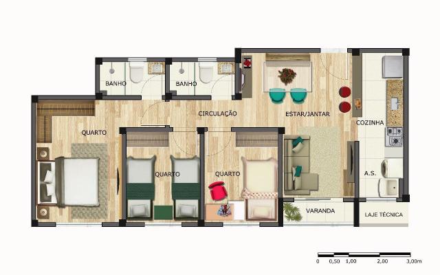 Apartamento no Paraiso em Cachoeiro de Itapemirim - ES - Foto 8
