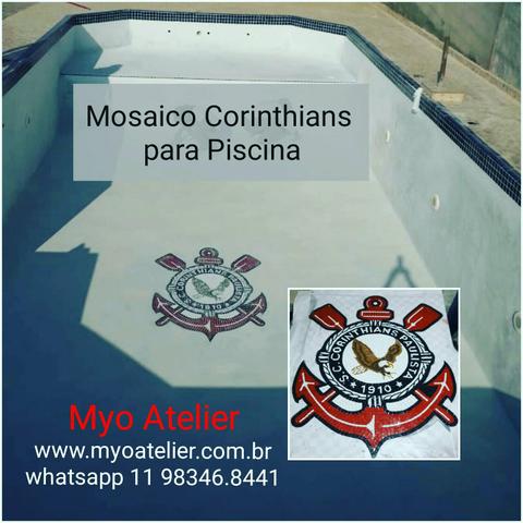 Piso piscina, mosaico, fundo de piscina, golfinho, ancora, time