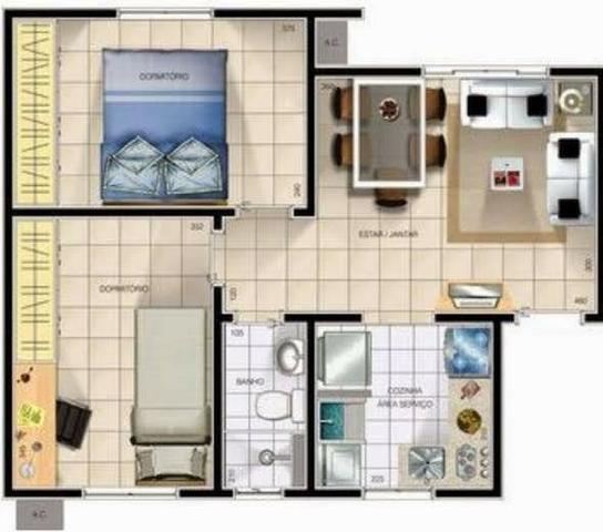 Condominio Alamanda / 2 Dormitórios /2° Andar/ Promocional - Foto 8