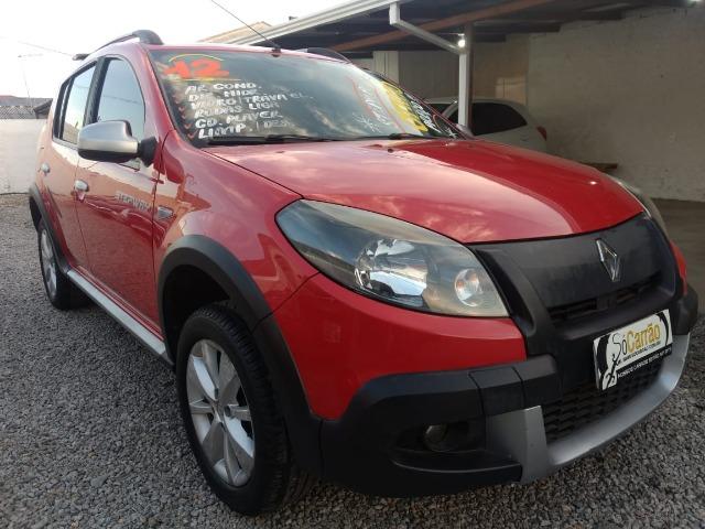 Renault sandero stepway 2012 completo financio e aceito trocas