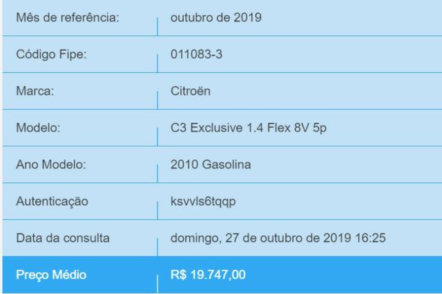 Citroen C3 Exclusive Flex 1.4 - Bancos em Couro - Foto 10