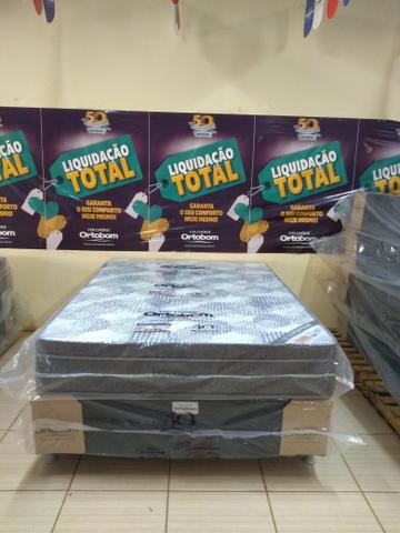 Cama de mola Ortobom branca - Foto 6