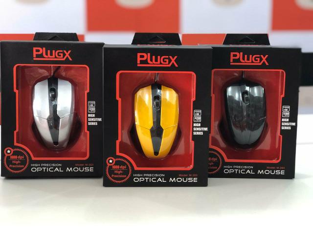 Mouse plug x com fio