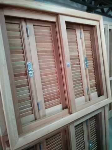 Janela 120x100 eucalipto rosa - Foto 2